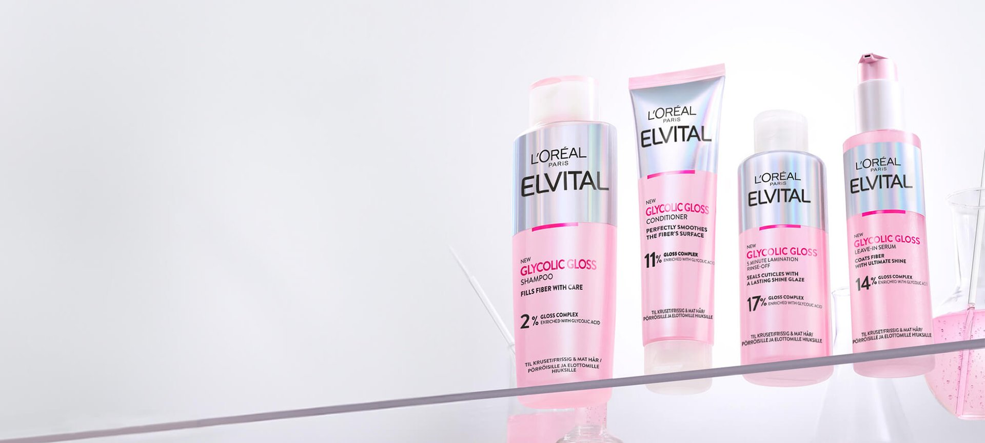 LOP NO Elvital Glycolic Gloss Banner 2000x900