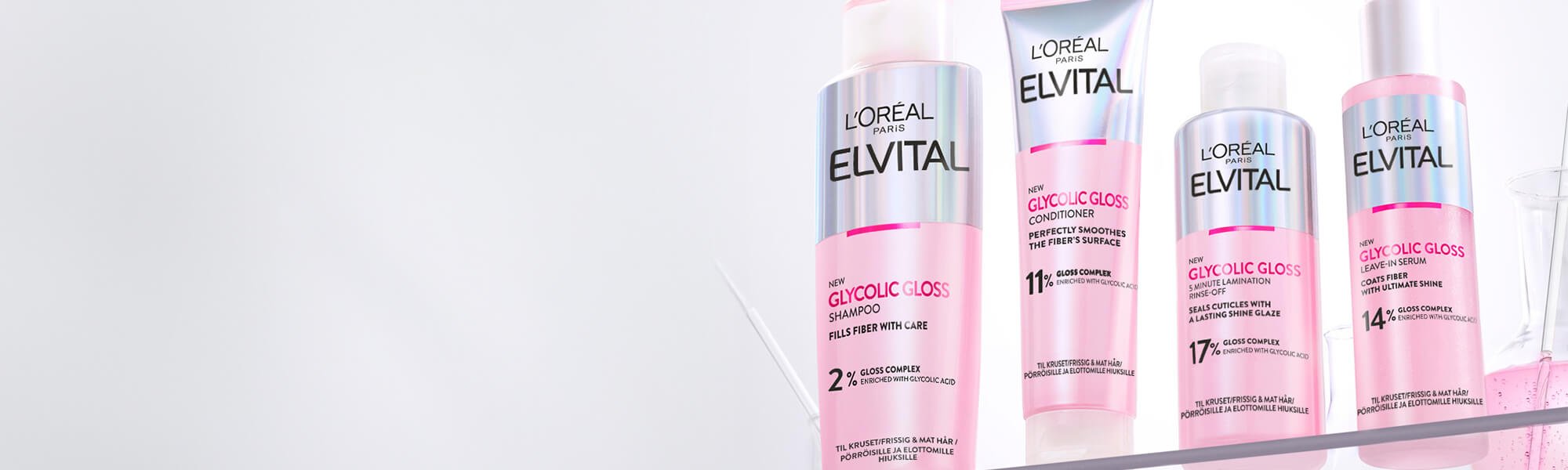 LOP NO Elvital Glycolic Gloss Banner 2000x900