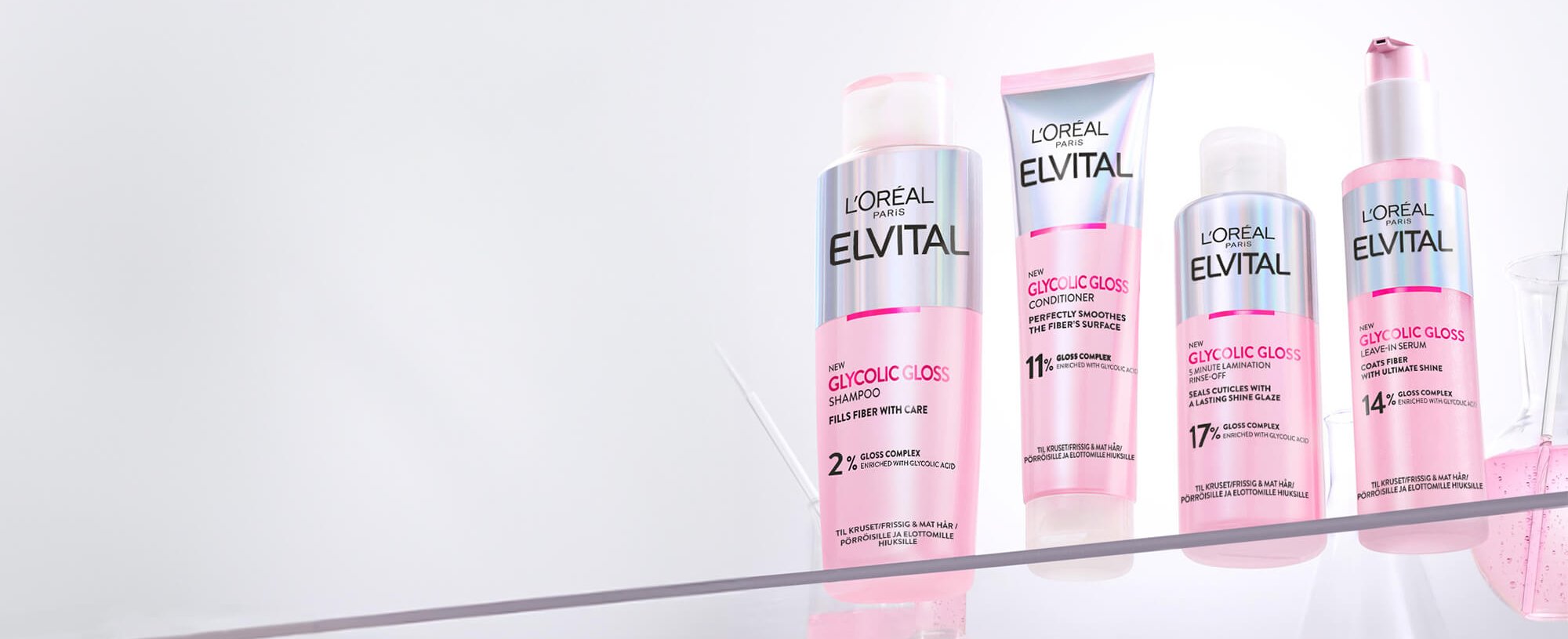 LOP NO Elvital Glycolic Gloss Banner 2000x900