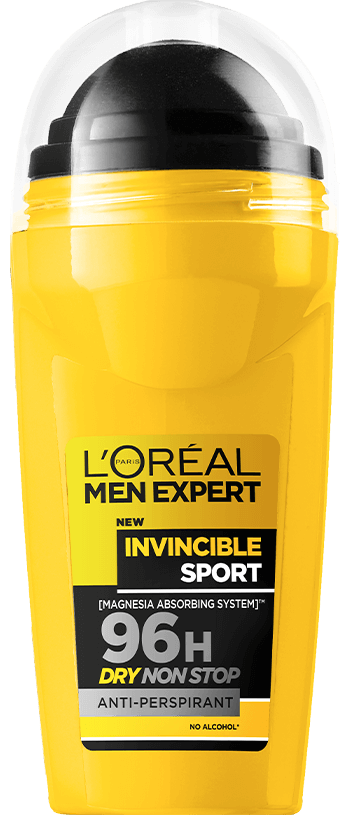 Roll-on-deodorant Uslåelig Sport Men Expert Hero pakkebilde