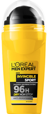 Roll-on-deodorant Uslåelig Sport Men Expert Hero pakkebilde