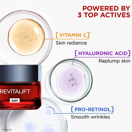 Ansiktspleie dagkrem Revitalift Laser X3 åpen krukke