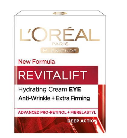 Ansiktspleie øyekrem Revitalift front pakkebilde