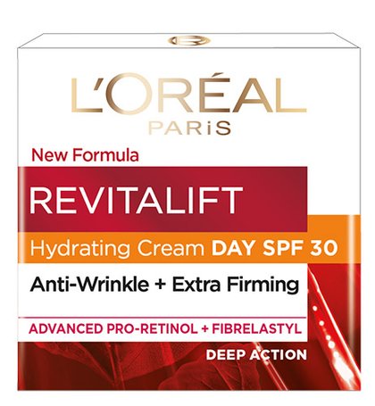 Ansiktspleie dagkrem SPF 30 Revitalift front pakkebilde