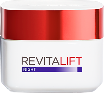 Ansiktspleie nattkrem Revitalift Hero pakkebilde