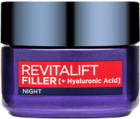 OAP hudpleie Revitalift filler nattkrem pakkebilde