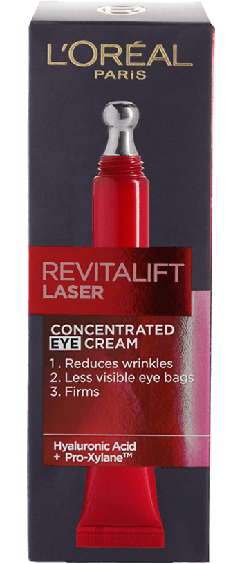 Ansiktspleie øyekrem Revitalift Laser X3 pakkebilde front